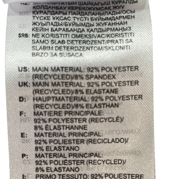 Adidas Golf Shorts Women Size 6 Blue Geo Pattern Activewear Athleisure Summer - Picture 6 of 7